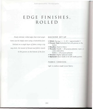 Encyclopedia of sewing machine techniques