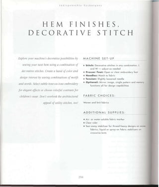 Encyclopedia of sewing machine techniques