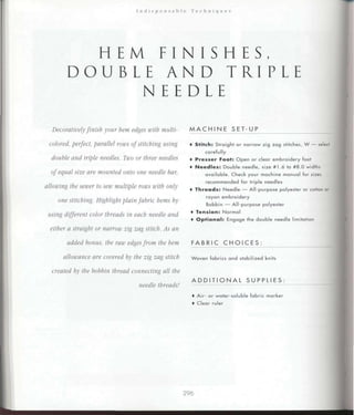 Encyclopedia of sewing machine techniques