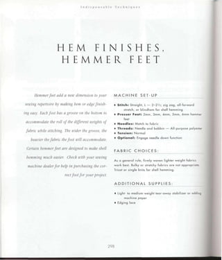 Encyclopedia of sewing machine techniques