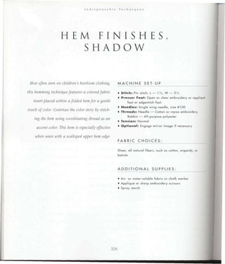 Encyclopedia of sewing machine techniques