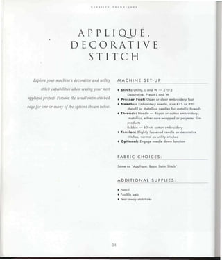Encyclopedia of sewing machine techniques