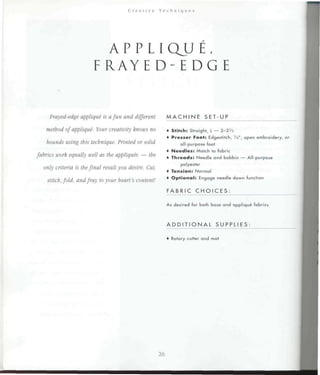 Encyclopedia of sewing machine techniques