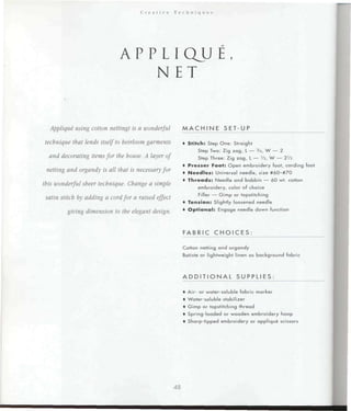 Encyclopedia of sewing machine techniques