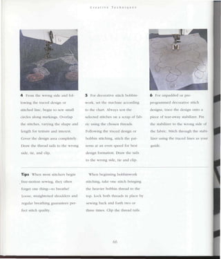 Encyclopedia of sewing machine techniques