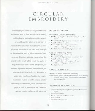 Encyclopedia of sewing machine techniques