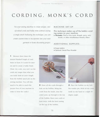 Encyclopedia of sewing machine techniques