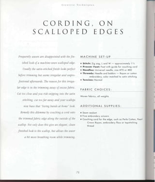 Encyclopedia of sewing machine techniques
