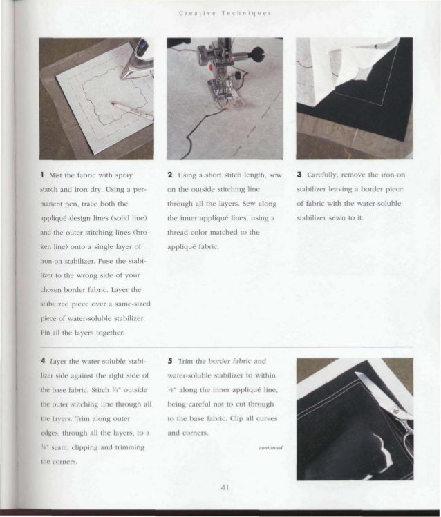 Encyclopedia of sewing machine techniques