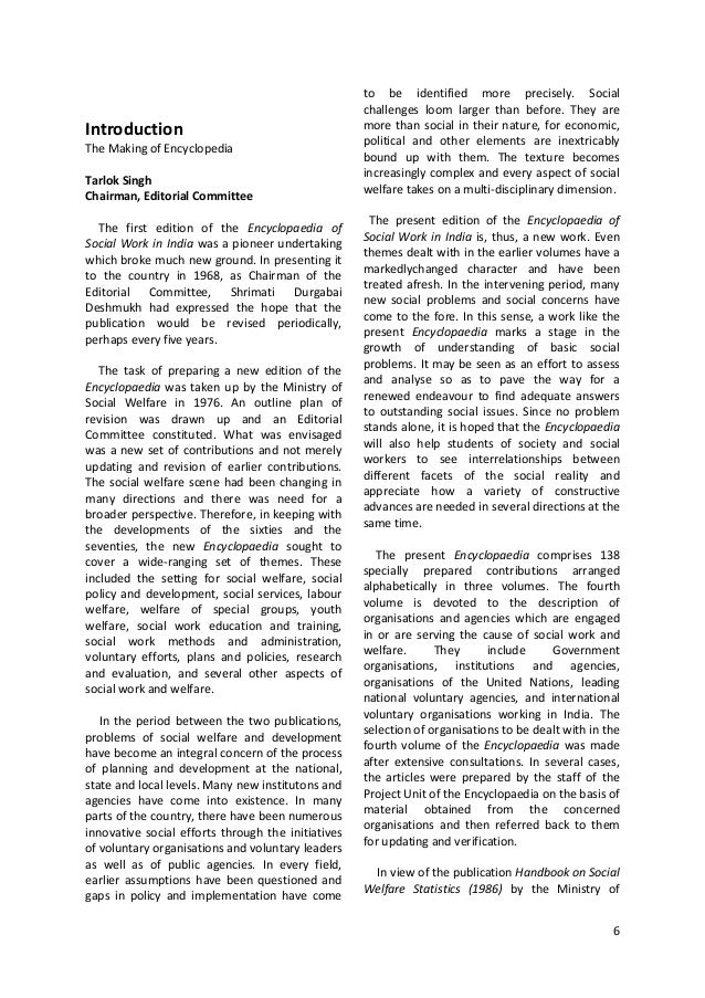 encyclopedia of social work in india pdf