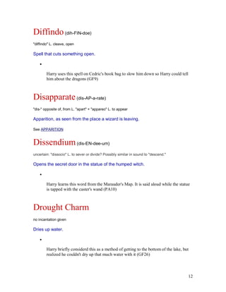 Encyclopedia of spells | PDF
