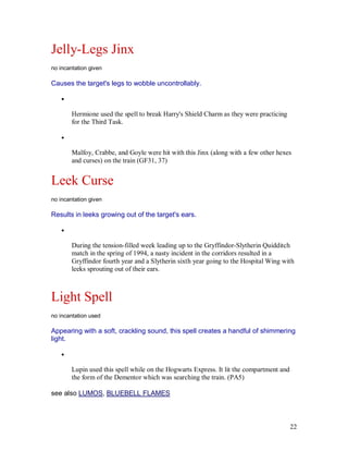 Spell Incdiment Encyclopedia of spells | PDF