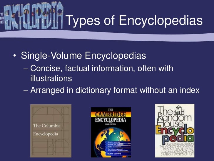 Encyclopedias