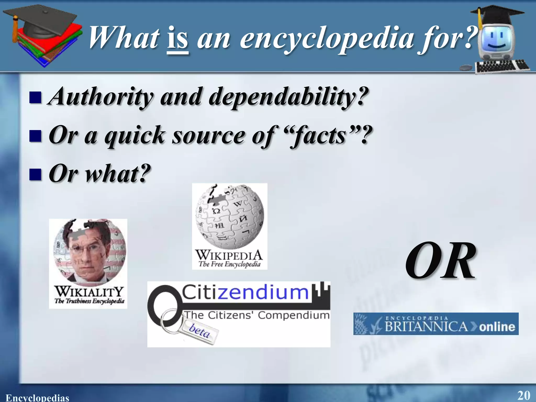 Encyclopedias--Windows 2007