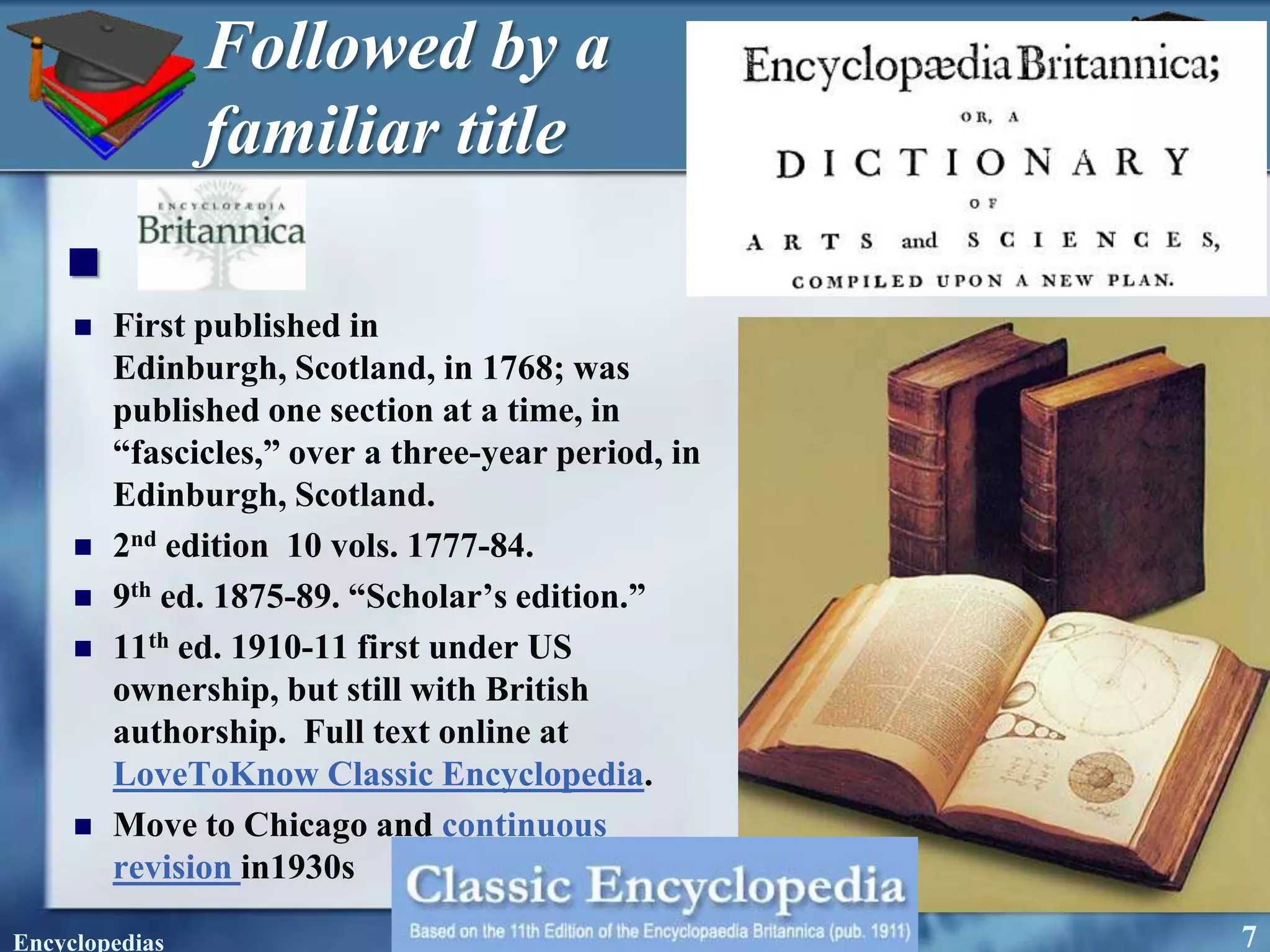 Encyclopedias--Windows 2007