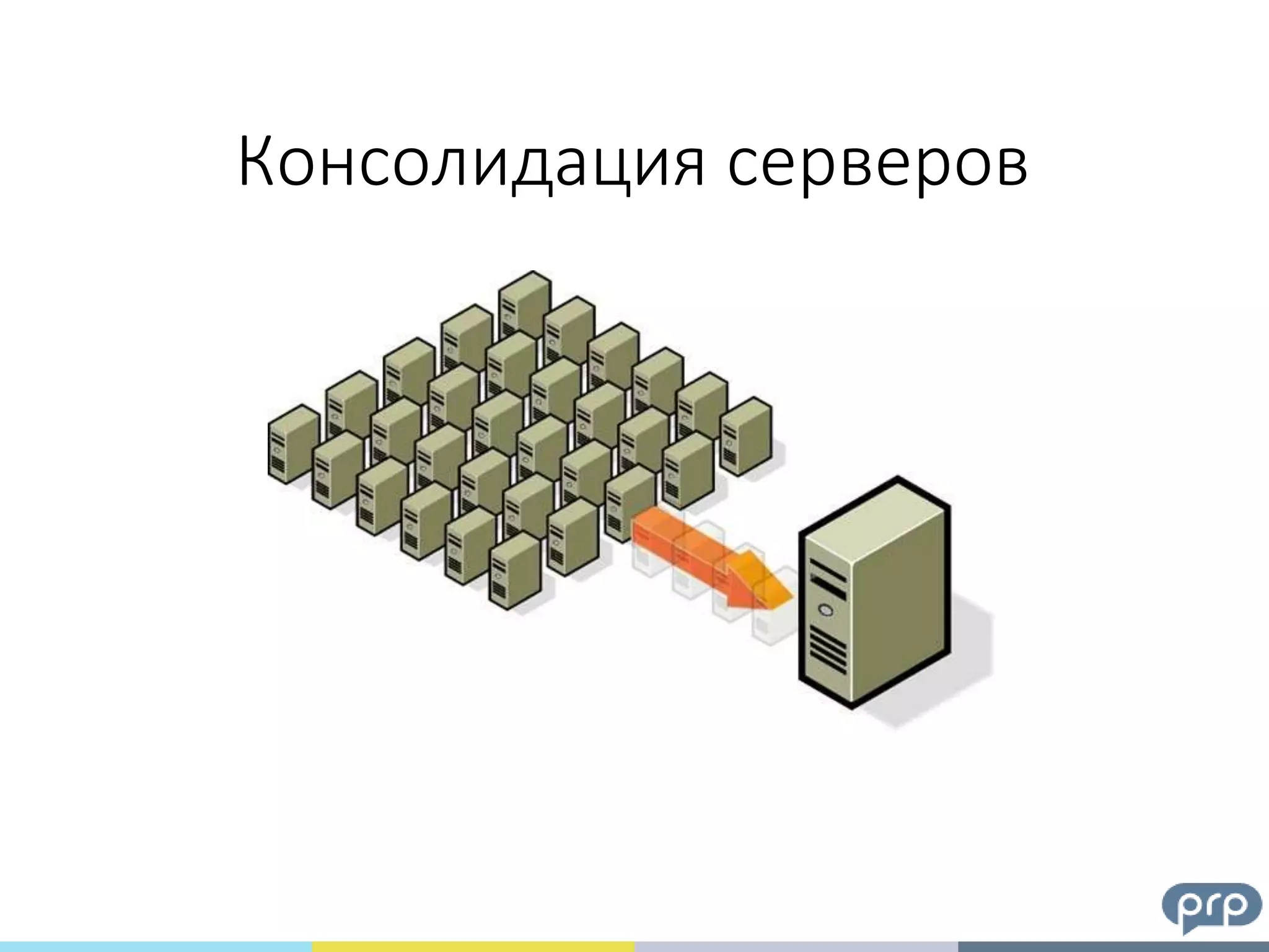 Консолидация серверов
 