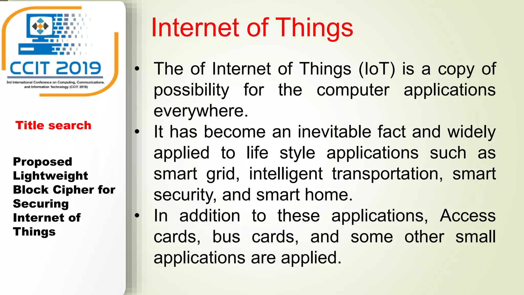 Proposed Lightweight Block Cipher Algorithm for Securing Internet of ...
