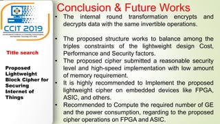 Proposed Lightweight Block Cipher Algorithm for Securing Internet of ...