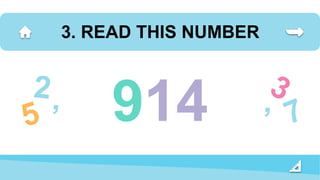 914
3. READ THIS NUMBER
 