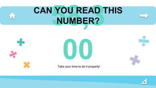 58,3
00
CAN YOU READ THIS
NUMBER?
Take your time to do it properly!
 