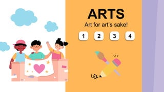 Art for art’s sake!
ARTS
1 2 3 4
 