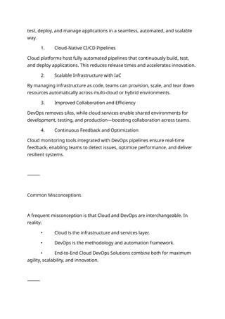 End-to-End Cloud DevOps Solutions Pro... | DOCX