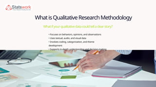 End-to-End Qualitative Data Analysis Services StatsWork Research ...