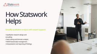 End-to-End Qualitative Data Analysis Services StatsWork Research ...