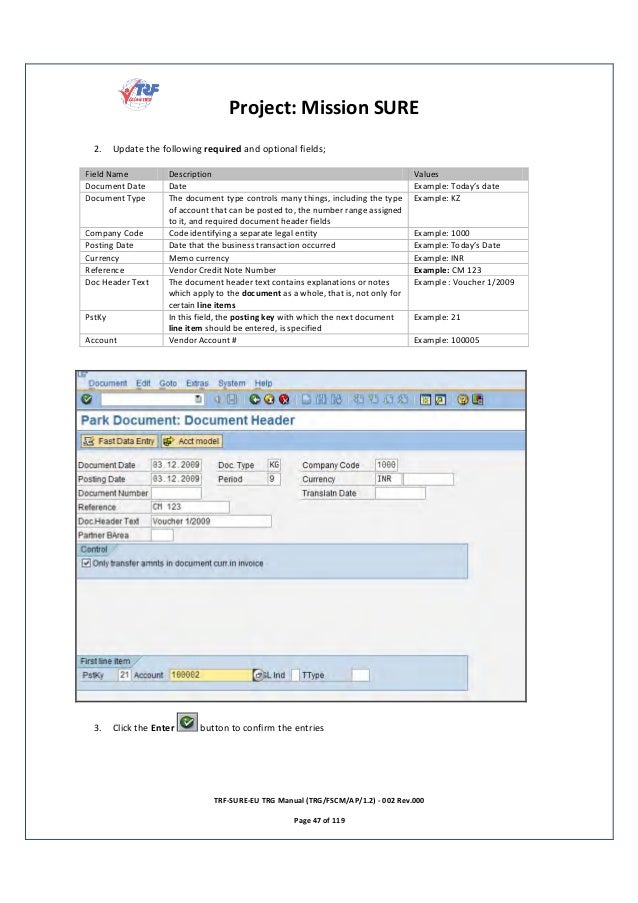 Sap fico accounts receivable end user training manual pdf