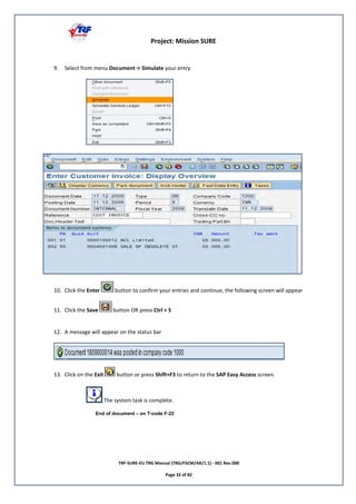 ! "# # ! $ % ! $0" * 0 0()( # ''( )'''
51 231
$! H % !
& ! ! ! $ ! " - ! + $! !% " %
& ! "" * %<
( "" % ! " " &
* ! & ! ! "" + 2 <"5 ! ! . "
# " " " " !
End of document – on T-code F-22
 