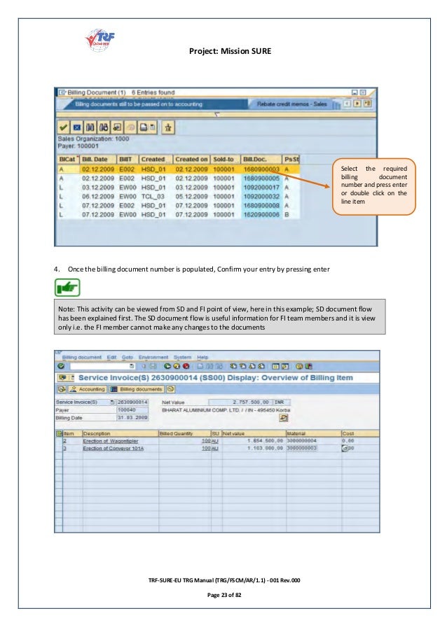 Sap accounts receivable end user training manual pdf