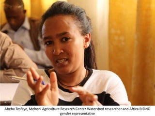 Africa RISING Project Key Partners Meeting and Field Visit to Intervention Areas, Maychew, Tigray, 13-14 May 2018