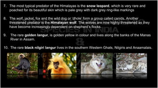 Endangered and ednemic species of india and conversation of ...