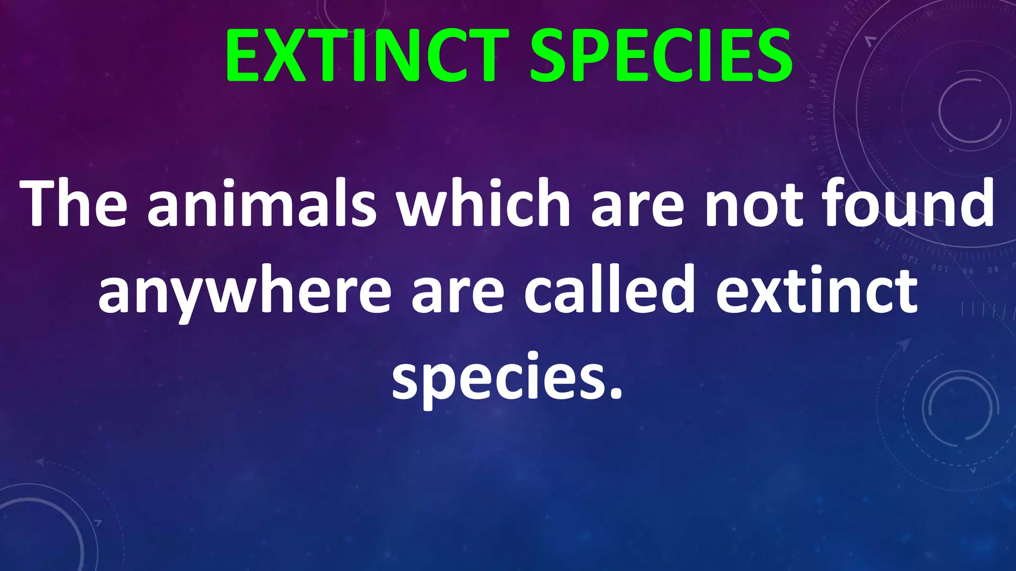 Endangered and Extinct animals For Class 4 And 5 | PPTX