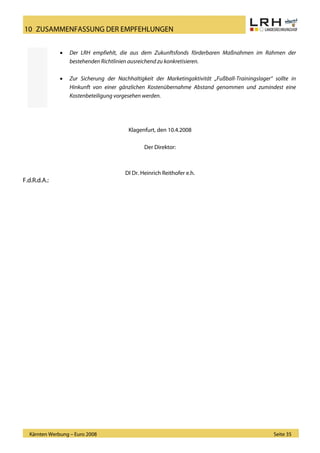 LRH Endbericht Euro2008