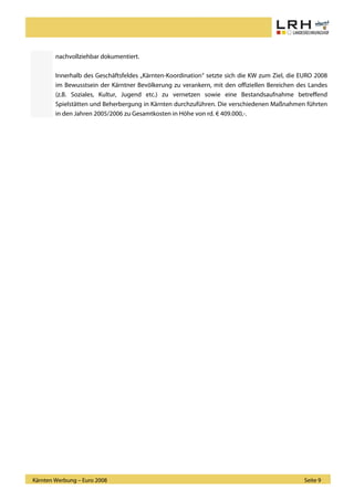 LRH Endbericht Euro2008