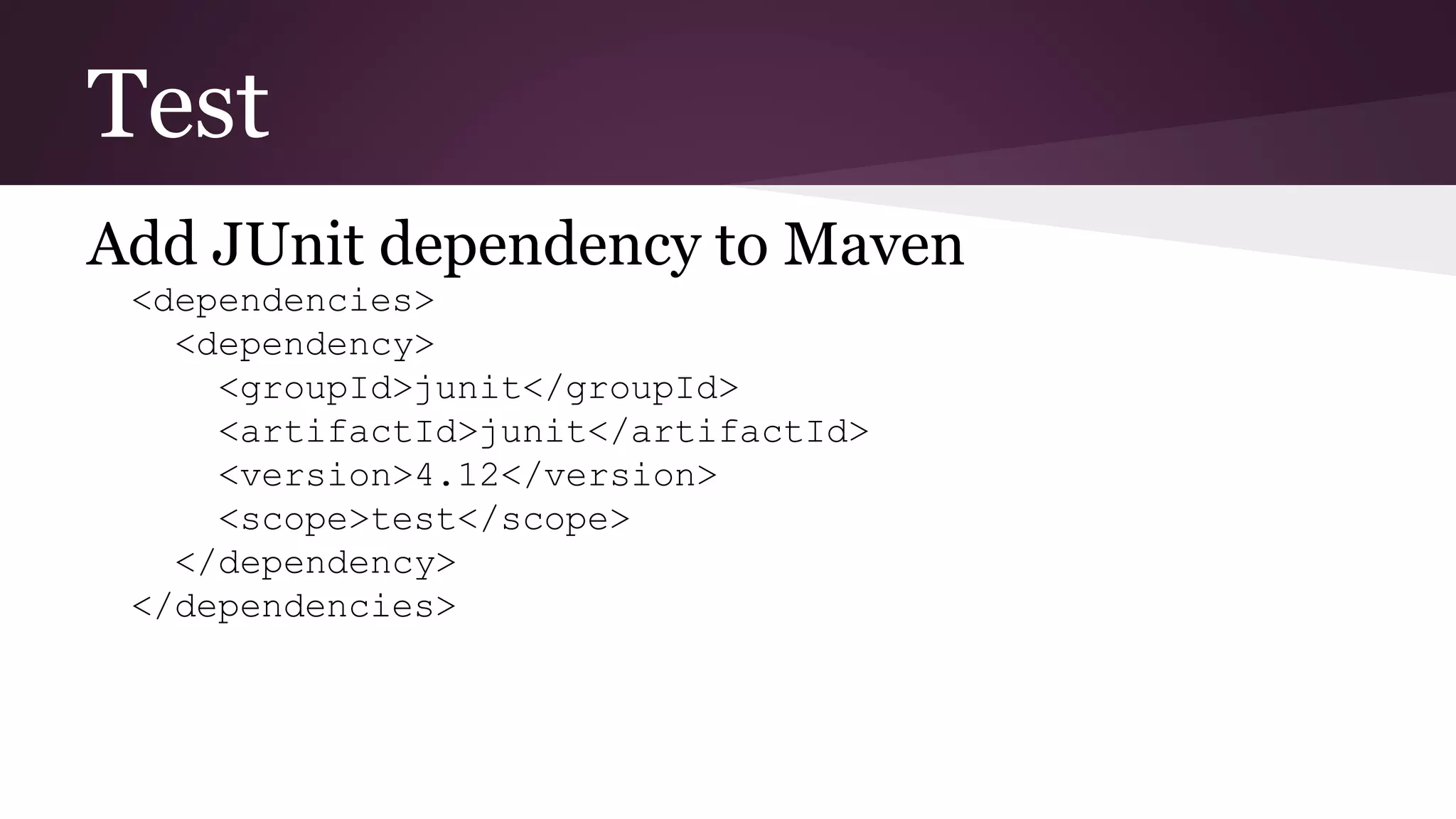 Intro to java test frameworks | PPT