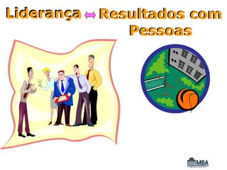 Liderança   Resultados com
               Pessoas
 