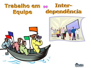 Trabalho em      Inter-
   Equipe     dependência
 