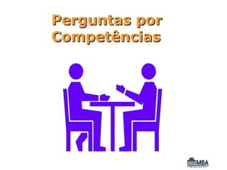 Perguntas por
Competências
 