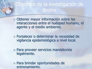 Endemias, Epidemias Y Brotes