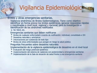 Endemias, Epidemias Y Brotes
