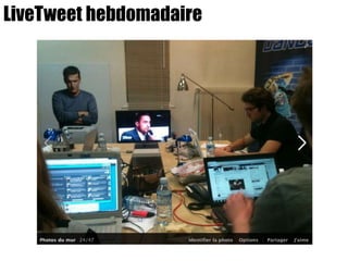 LiveTweet hebdomadaire
 
