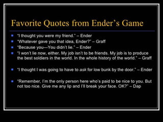 Ender’s Game