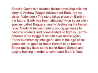 Ender's Game by Orson Scott Card (Book Summary and Review) - Minute Book  Report 