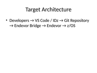 Vision Plus Mainframe Tutorial Modernizing Mainframe Development: Git Integration and DevOps for ...