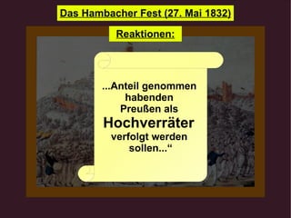 ...Anteil genommen  habenden  Preußen als  Hochverräter  verfolgt werden  sollen...“ 