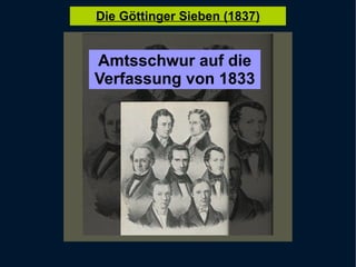 Amtsschwur auf die Verfassung von 1833 