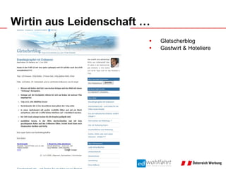 Wirtin aus Leidenschaft … Gletscherblog Gastwirt & Hoteliere 