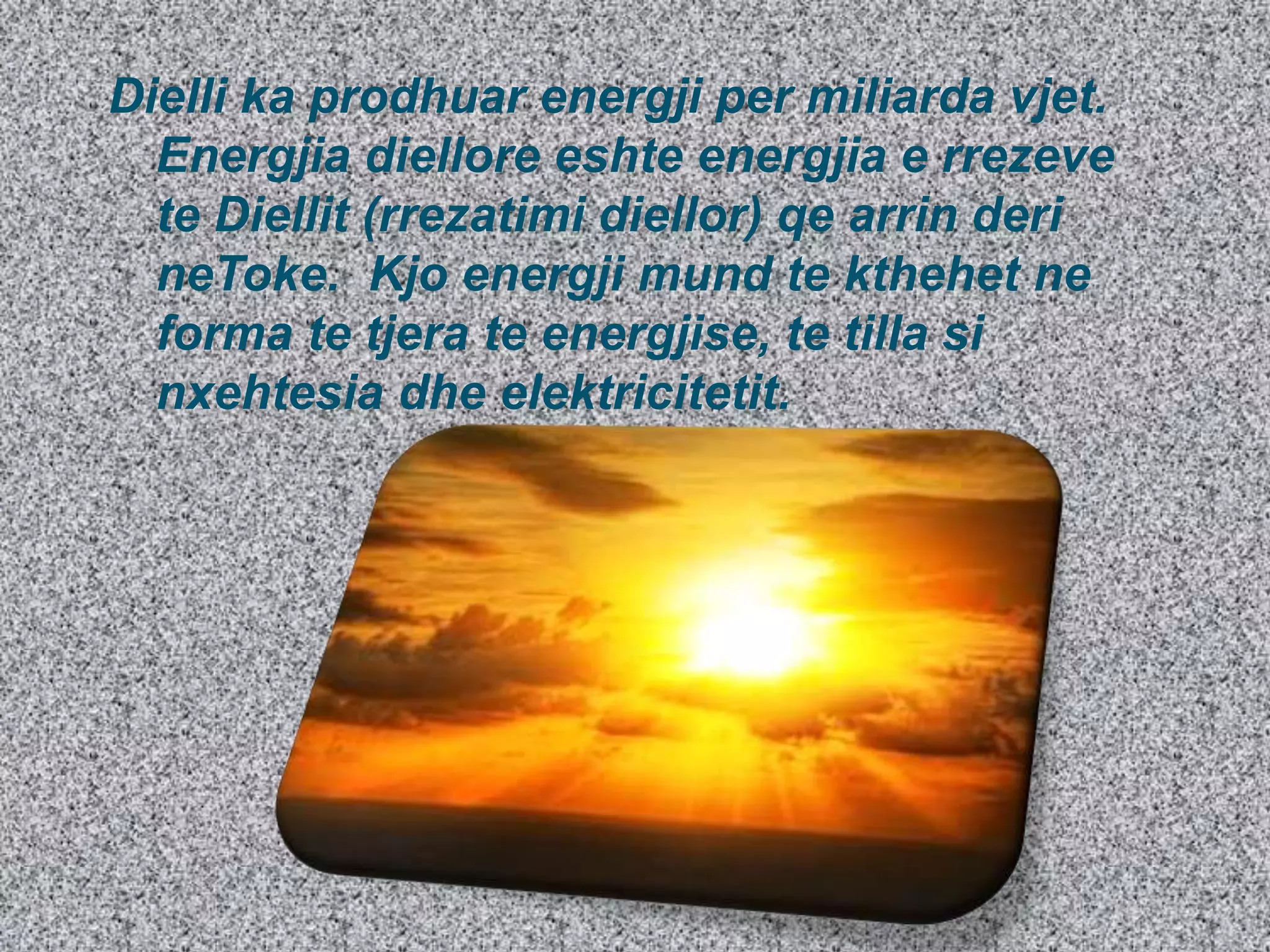 Energjia Diellore PPTX